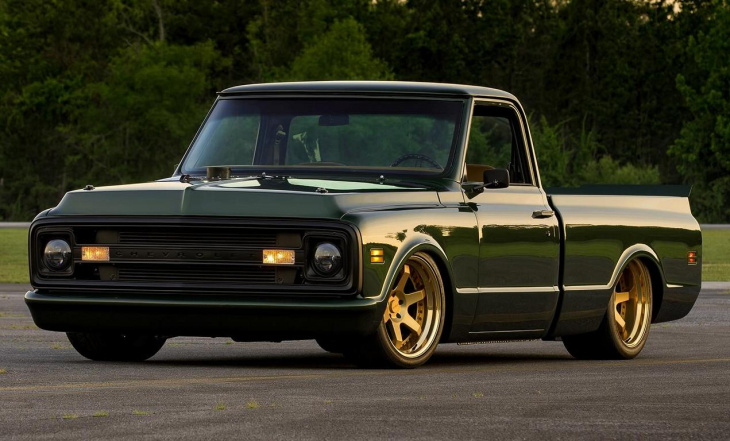 restomod chevrolet c10 mit 800 ps & rotiform six felgen!