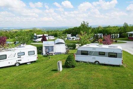 campen am naturpark hainich in thüringen