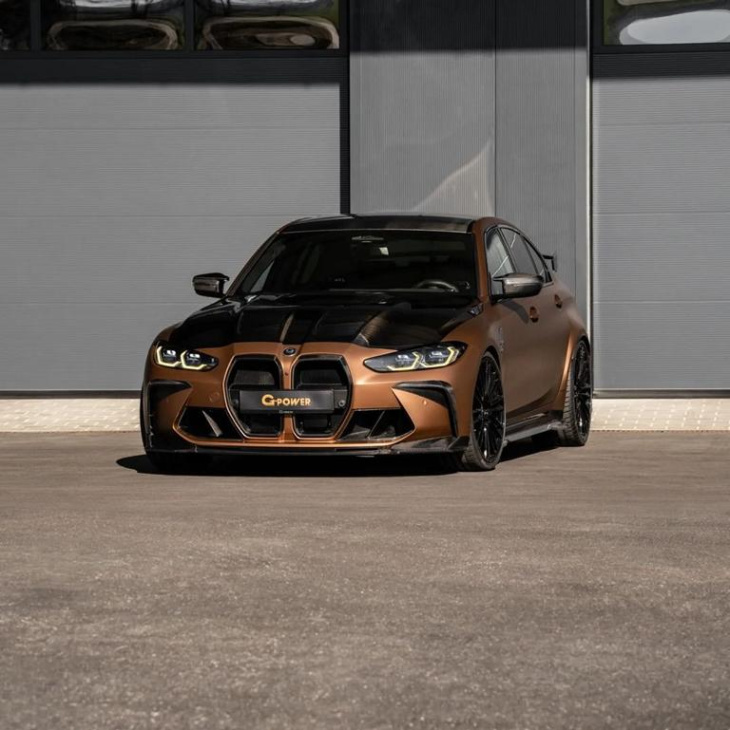 g-power’s bmw m3 als g3m bi-turbo: bronze-wolf im blitzlichtgewitter!