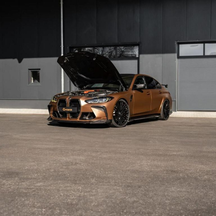 g-power’s bmw m3 als g3m bi-turbo: bronze-wolf im blitzlichtgewitter!