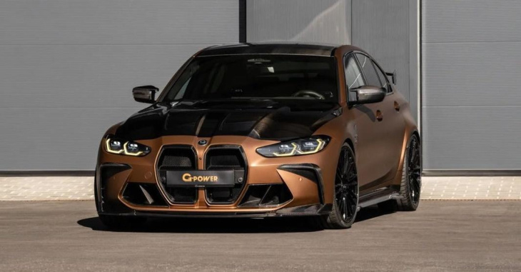 g-power’s bmw m3 als g3m bi-turbo: bronze-wolf im blitzlichtgewitter!