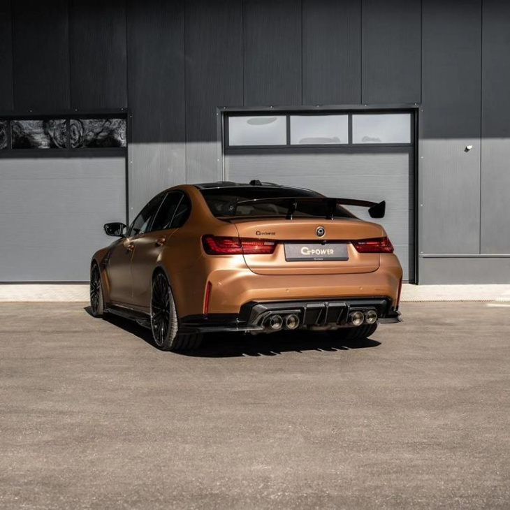 g-power’s bmw m3 als g3m bi-turbo: bronze-wolf im blitzlichtgewitter!