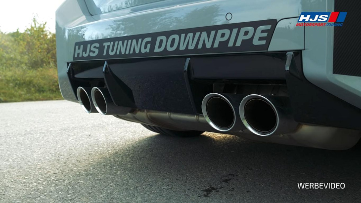 hjs motorsport bmw m2 (g87) | mit 565 ps & hjs downpipe