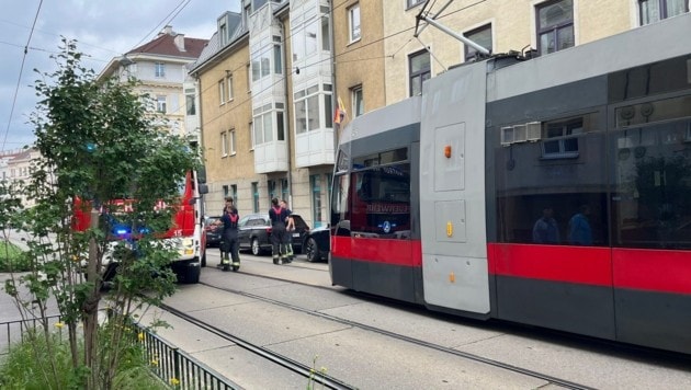 falsch geparkter bmw sorgte für bim-chaos in wien