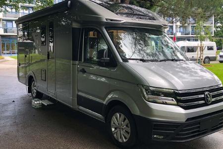 drei komfortable teilintegrierte auf vw crafter