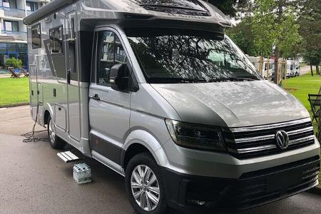 drei komfortable teilintegrierte auf vw crafter