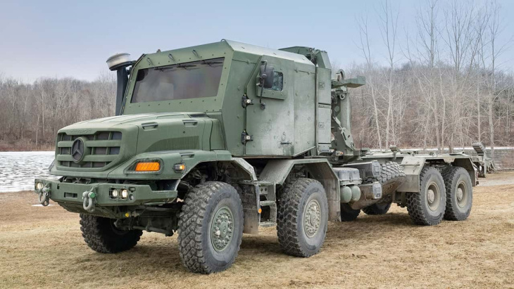 mercedes zetros 8x8: neue lastwagen für militärische zwecke