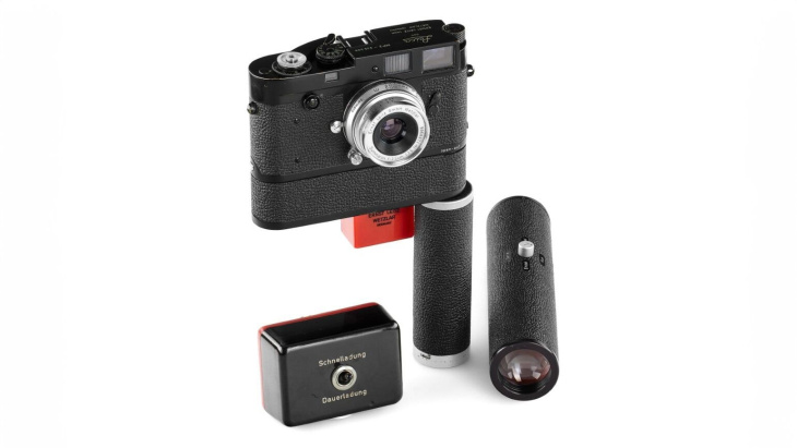 absolut rare leica mp2 black paint wird versteigert