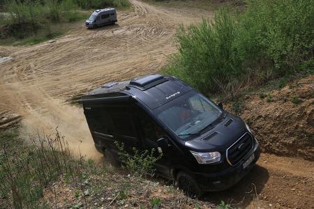 beweist sich der dauertest-camper im offroad-test?