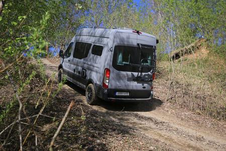 beweist sich der dauertest-camper im offroad-test?