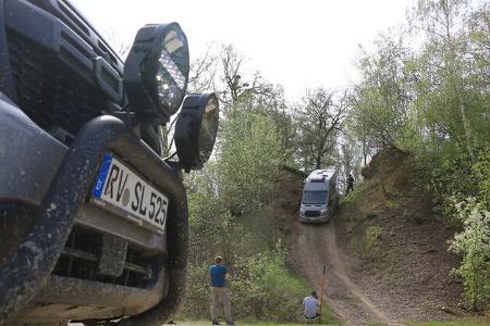 beweist sich der dauertest-camper im offroad-test?