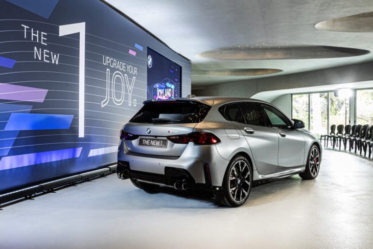 bmw 1er f70: live-fotos zeigen neuen m135 in frozen pure grey