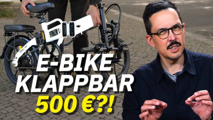 ausstattungswunder für 500 euro: klapp-e-bike mit haken