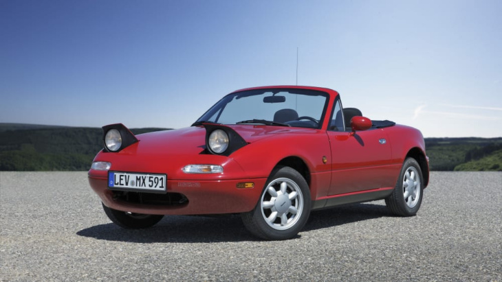 bildergalerie: der mazda mx-5 (2024) und seine vorgänger - kicker