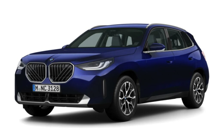 bmw x3 g45: konfigurator zeigt serien-look, fire red & mehr