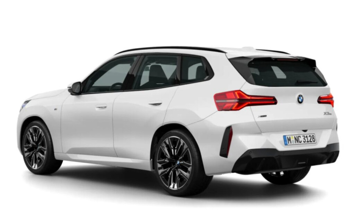 bmw x3 g45: konfigurator zeigt serien-look, fire red & mehr