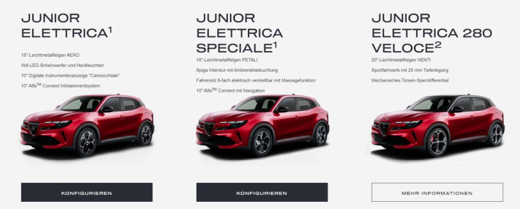 alfa romeo junior: topmodell bekommt neuen 207-kw-motor