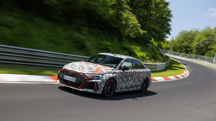 audi holt sich mit dem rs 3 ring-rundenrekord zurück