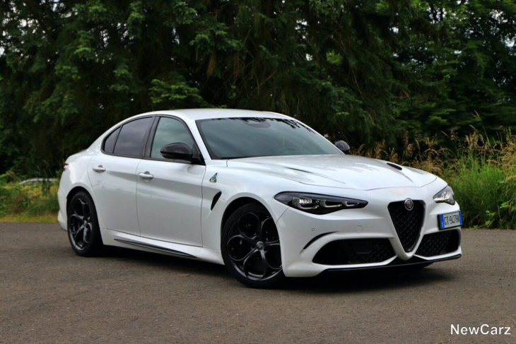 alfa romeo quadrifoglio super sport  test –  erstkontakt mit überflieger