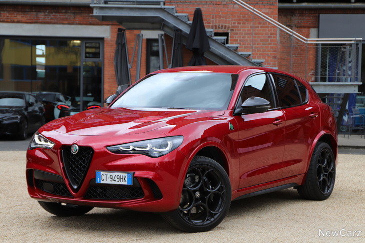 alfa romeo quadrifoglio super sport  test –  erstkontakt mit überflieger