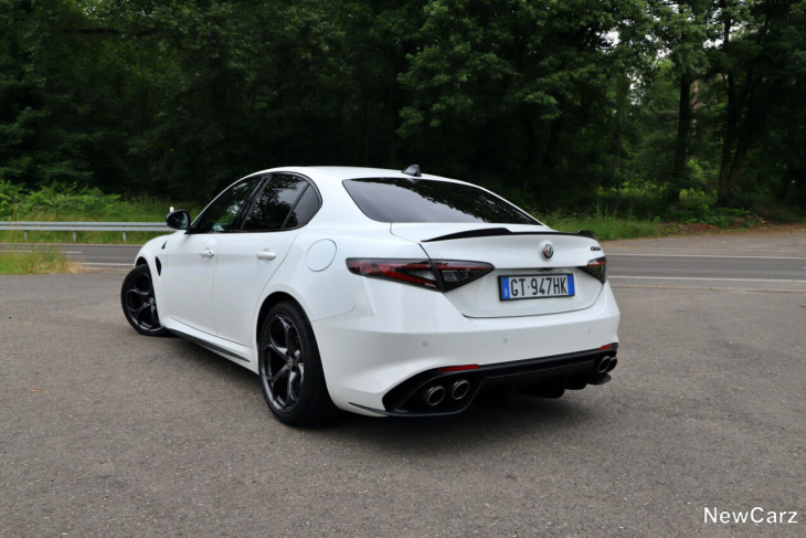 alfa romeo quadrifoglio super sport  test –  erstkontakt mit überflieger