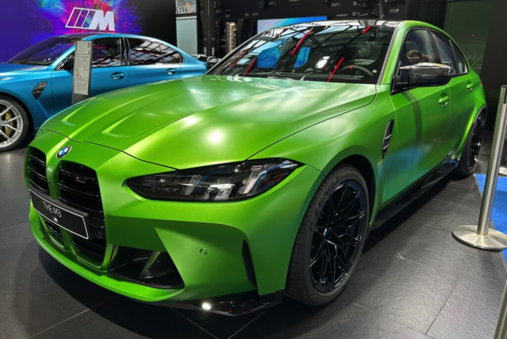 frozen tampa bay green: live-fotos zum bmw m3 facelift ii