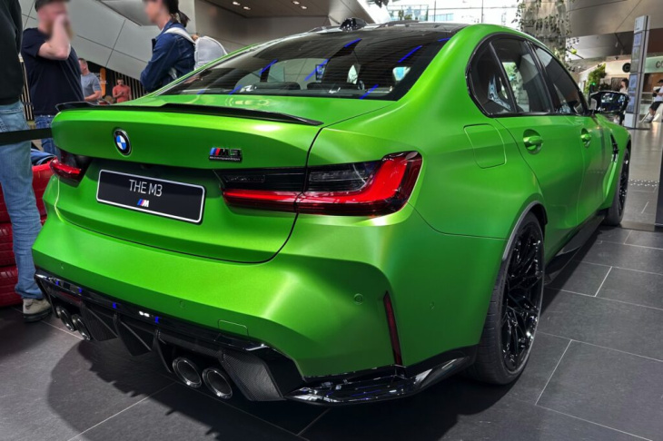 frozen tampa bay green: live-fotos zum bmw m3 facelift ii