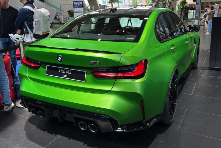 frozen tampa bay green: live-fotos zum bmw m3 facelift ii