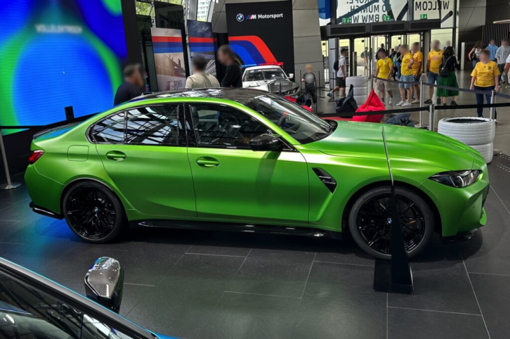 frozen tampa bay green: live-fotos zum bmw m3 facelift ii