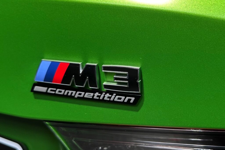 frozen tampa bay green: live-fotos zum bmw m3 facelift ii