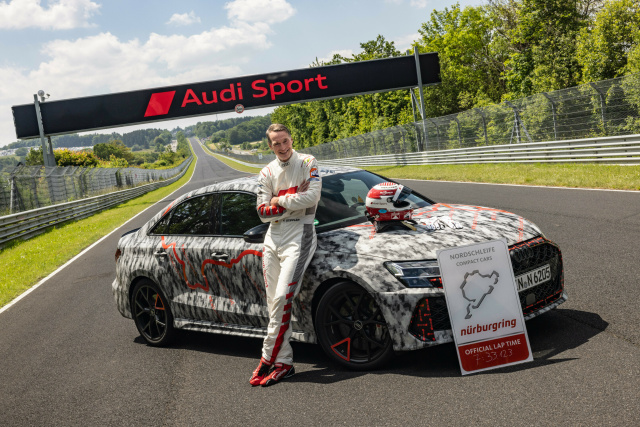 audi holt sich rundenrekord auf der nordschleife zurück - der audi rs 3  (2025) ist wieder der schnellste kompakte auf dem nürburgring