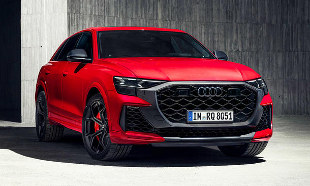 verbrenner, sportwagen, oberklasse, newsletter, neuheiten, crossover, allradantrieb, achtzylinder-motor, audi, audi q8, audi rs q8 facelift (2024): preis/performance