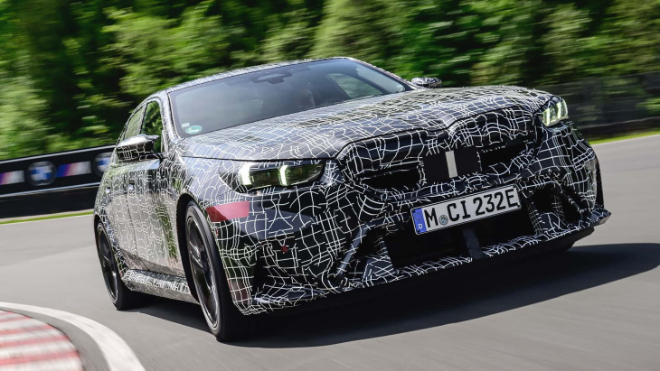 bmw m5 (2024) debütiert mit 727 ps und über 2,4 tonnen gewicht