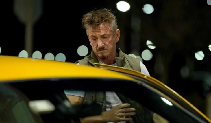 in new york im taxi mit sean penn und dakota johnson