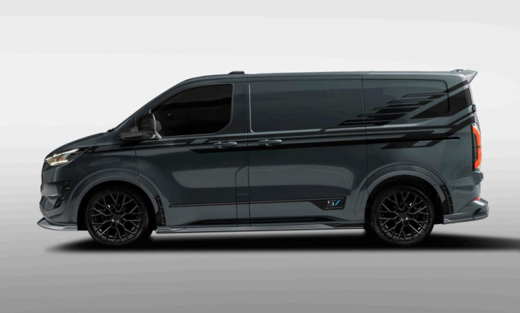 fett: smartvan zeigt ford transit custom v710 mit tuning-bodykit