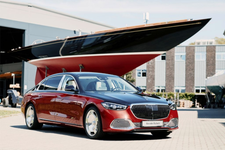 maybach s680 ist eine luxuslimousine, die von einem segelboot inspiriert ist.