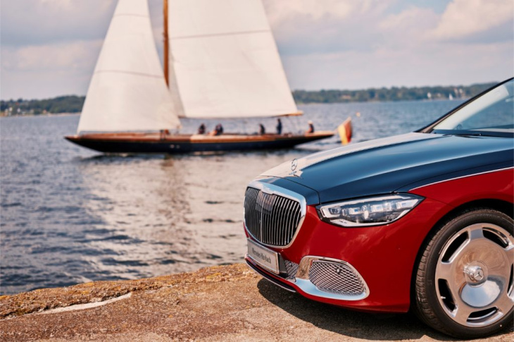 maybach s680 ist eine luxuslimousine, die von einem segelboot inspiriert ist.