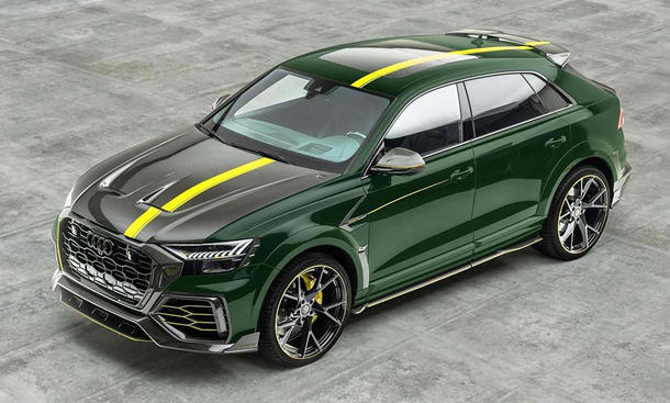 verbrenner, tuning, oberklasse, newsletter, news, crossover, achtzylinder-motor, audi, audi q8, audi rs q8 mit 780 ps: mansory-tuning mit irrem detail