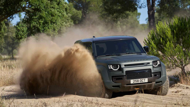 premiere für den defender octa: der neue meister der extremen performance auf der straße und im gelände