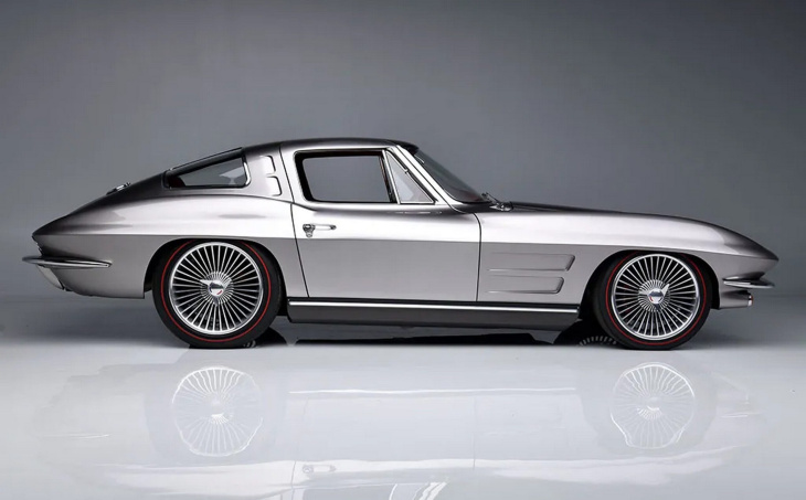 unglaublich schön: restomod split-window corvette mit lt4-v8!