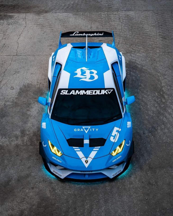 „slambo“ lamborghini huracán mit liberty-walk widebody-kit!