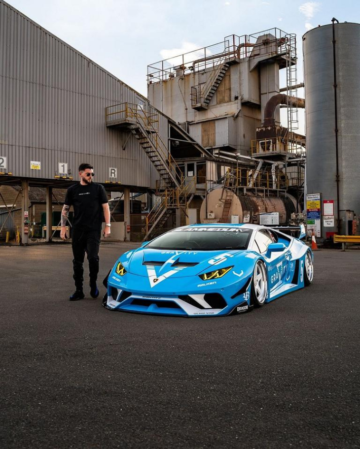 „slambo“ lamborghini huracán mit liberty-walk widebody-kit!