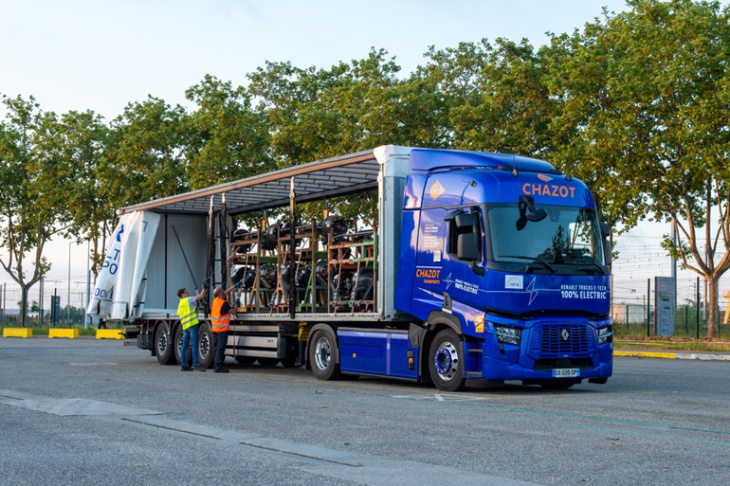 renault trucks elektrifiziert eigene logistik