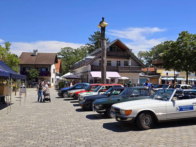 vr-classiccar rallye in dießen: ein volvo von 1962 hatte die nase vorn