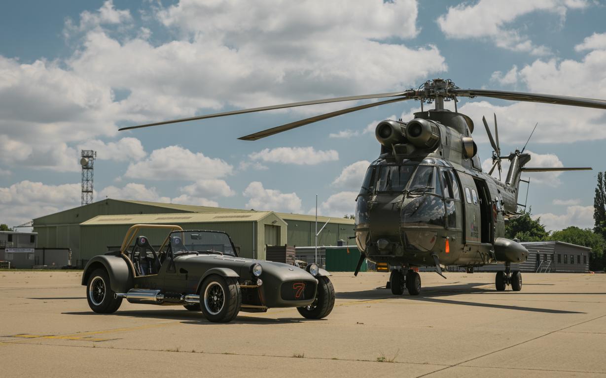 2024 caterham 360r raf: ein unikat mit hubschrauber-dna!