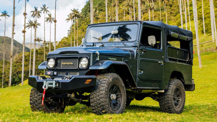 toyota fj restomod: klassiker im neuen look von ecd auto design