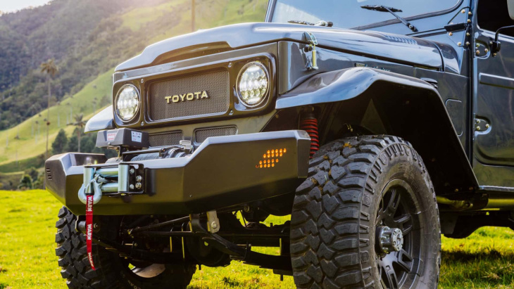 toyota fj restomod: klassiker im neuen look von ecd auto design