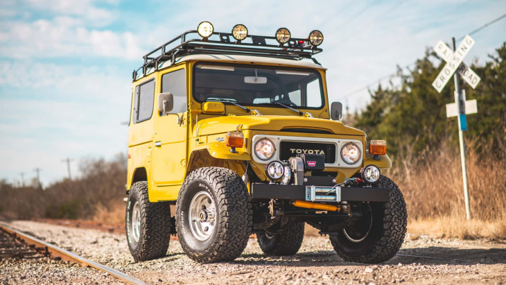 toyota fj restomod: klassiker im neuen look von ecd auto design