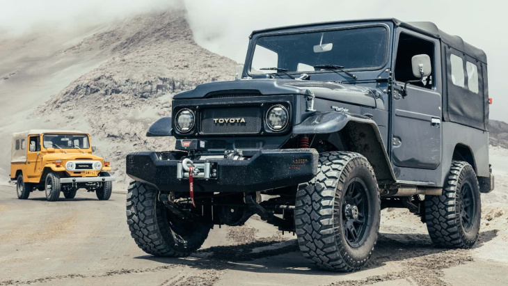 toyota fj restomod: klassiker im neuen look von ecd auto design