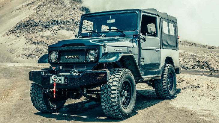 toyota fj restomod: klassiker im neuen look von ecd auto design